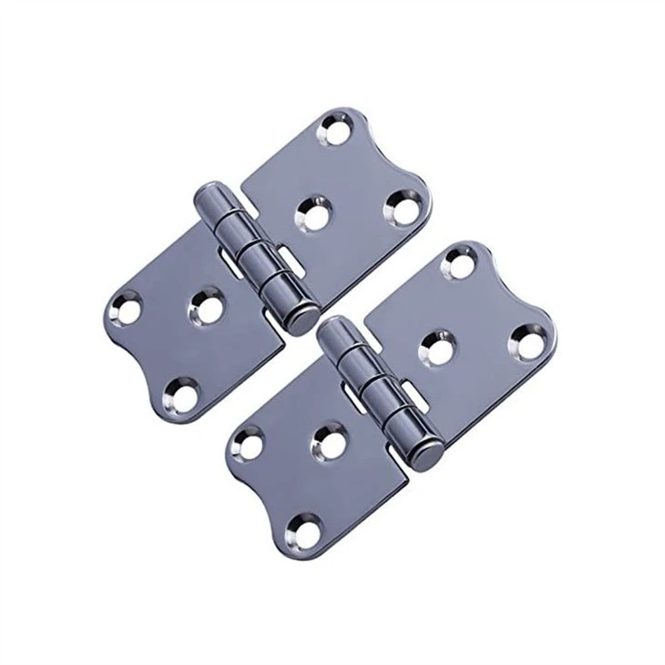 Marine Stainless Steel Door Hinge Mirror Polished Cabinet Hinges