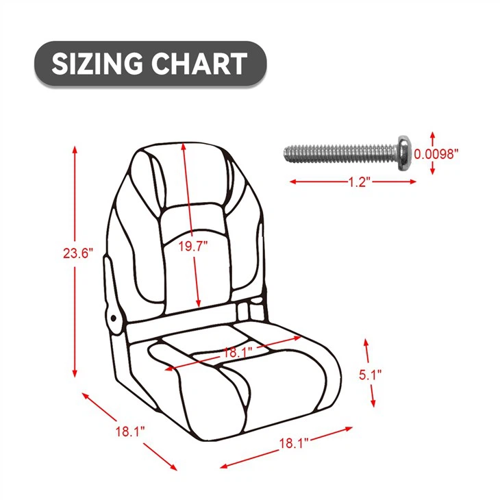 Marine Folding Boat Seat